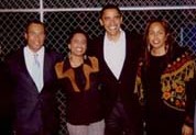MA Gov. Deval Patrick, Wanda Whitmore, President Barack Obama, Valerie Whitmore